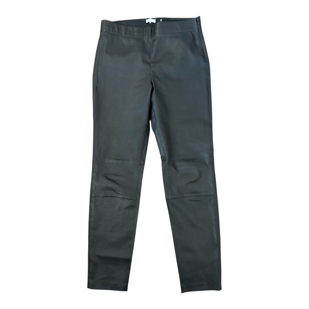 ECRU leather pencil pants size large